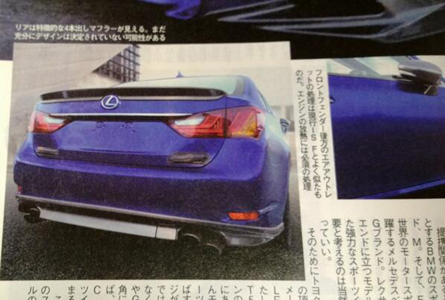 Lexus GS F Leaks in Japanese Magazine