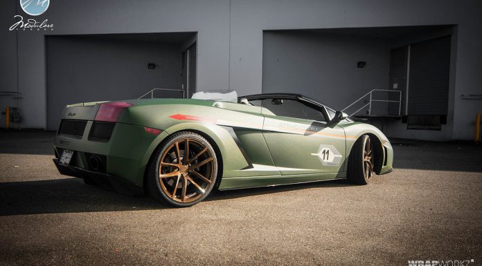 Attivo Designs and Modulare Wheels Lamborghini Gallardo is all Shades of Yuck