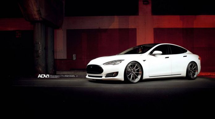 Tesla Model S with ADV.1 Wheels 