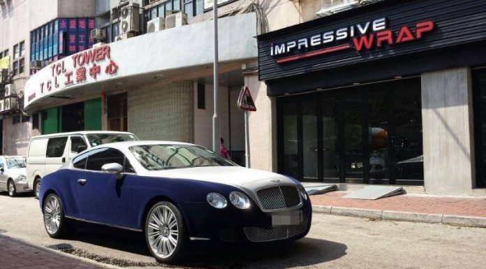 Bentley Continental GT Receives Velvet Blue Wrap