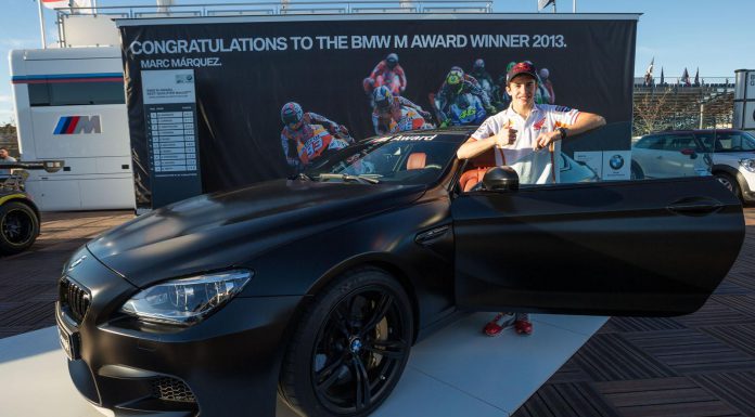 2013 MotoGP Champion Marc Marquez Awarded BMW M6 Coupe