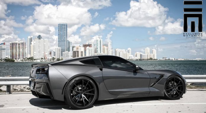 Cyber Gray Metallic Chevrolet Corvette Stingray by Exclusive Motoring 