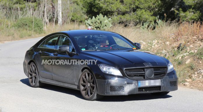 Facelifted Mercedes-Benz CLS63 AMG Spied