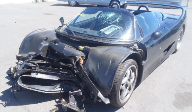 German Pays $446,000 for Wrecked U.S. Ferrari F50