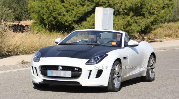 Mysterious Jaguar F-Type Prototype Spotted; Possibly a Four Cylinder