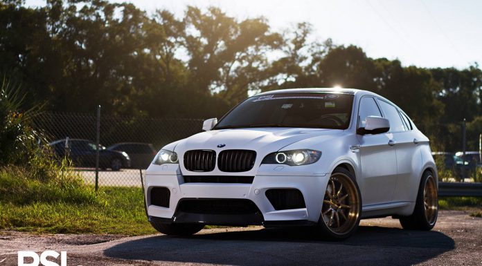 Matte White BMW X6 M