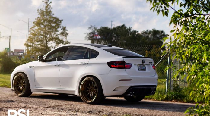 Matte White BMW X6 M