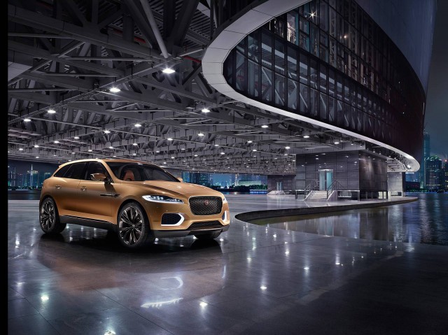 Gold, Five-Seat Jaguar C-X17 Unveiled for China
