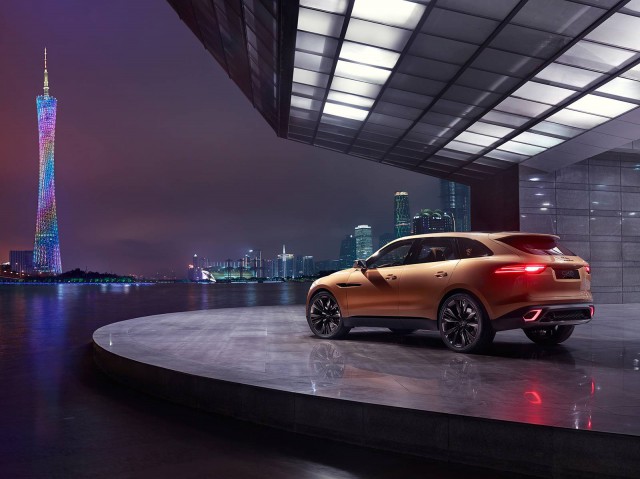 Gold, Five-Seat Jaguar C-X17 Unveiled for China