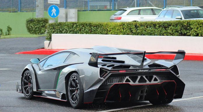 Lamborghini Veneno at the Vallelunga Circuit