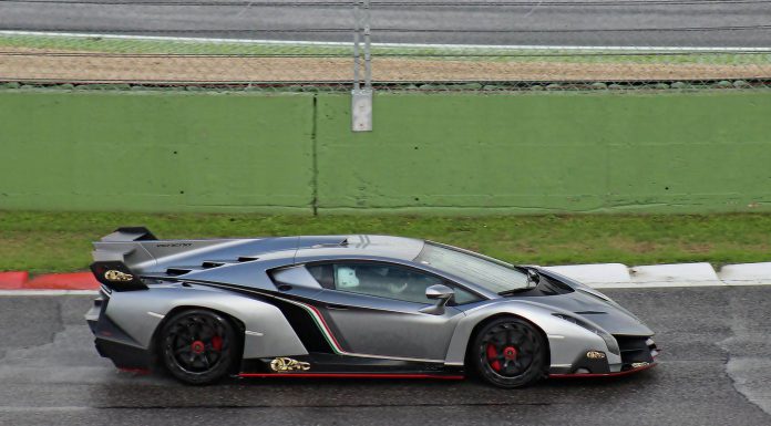 Lamborghini Veneno at the Vallelunga Circuit