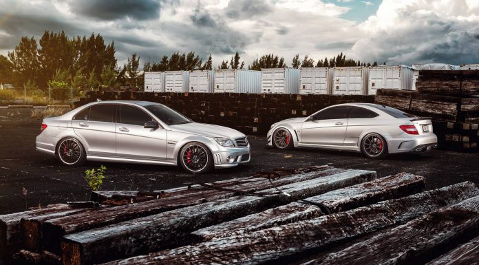 Iridium Silver Mercedes-Benz C63 AMG Duo