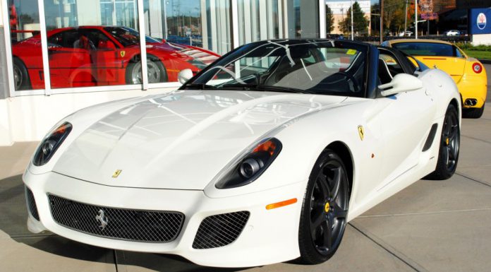 White 2011 Ferrari SA Aperta For Sale 