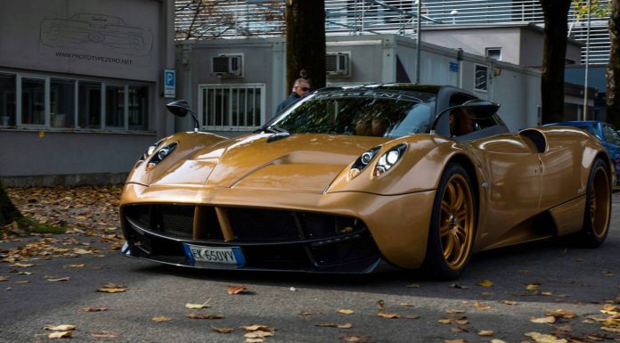 Pagani Huayra Gold Edition at the 6RDS 2013 in Monza