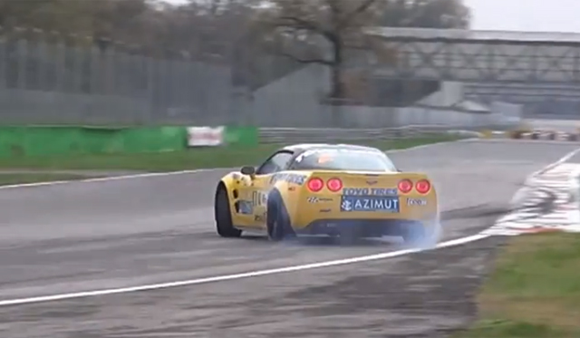 Drifting in a Corvette Stingray ZR1 on Track!