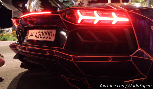 Watch 100 Supercars Starting Up in Succession