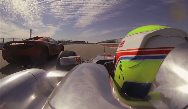 Jay Leno Enjoys McLaren Day at Circuit of the Americas