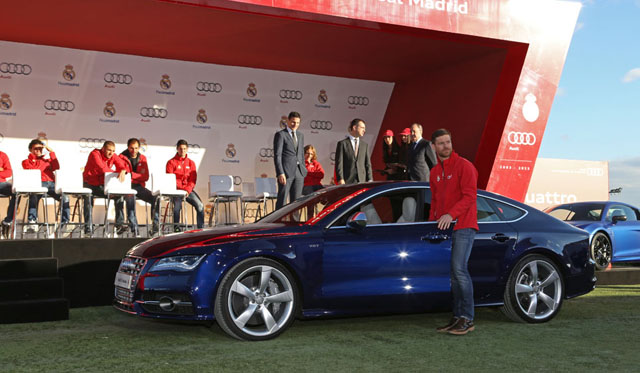 Real Madrid Players Receive Dozens of Audis