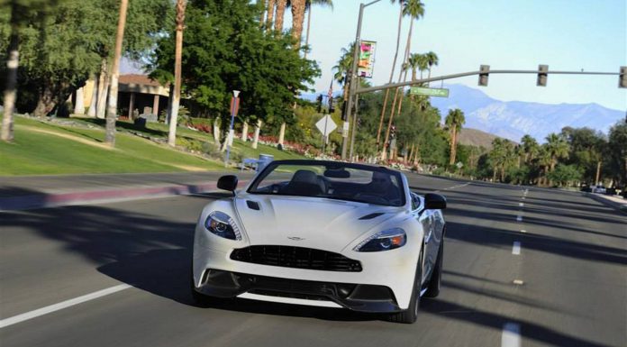 Aston Martin Vanquish Volante in  Palm Springs California