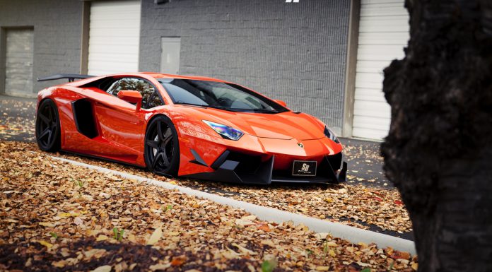 Lamborghini Aventador by SR Auto Group Amongst the Autumn Leaves