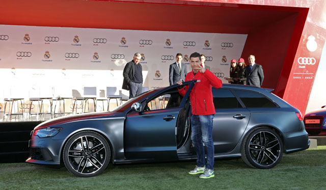 Real Madrid Players Receive Dozens of Audis
