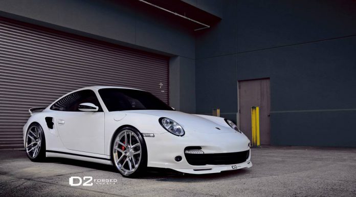 White Porsche 997 Turbo