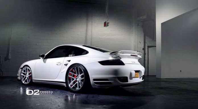 White Porsche 997 Turbo
