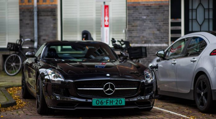 Mercedes-Benz SLS AMG Electric Drive Spotted in Amsterdam