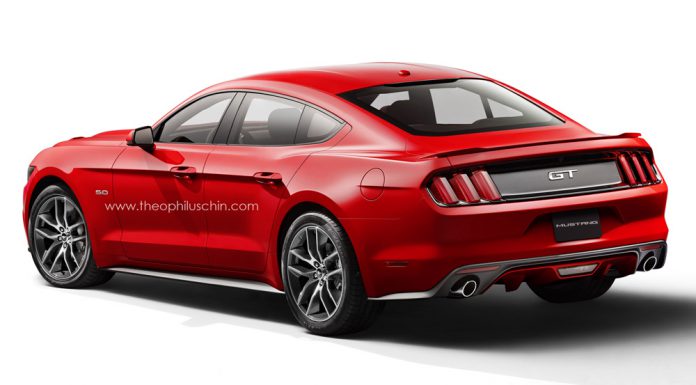 Mythical Four-Door Ford Mustang Imagined