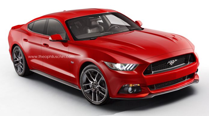 Mythical Four-Door Ford Mustang Imagined