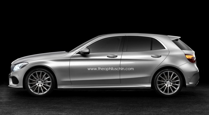 Mercedes-Benz C-Class Hatchback Rendered