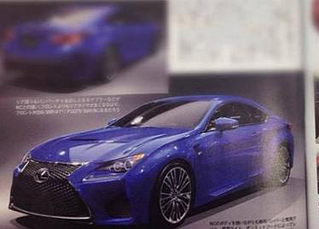 Is This the 2014 Lexus RC F Coupe?