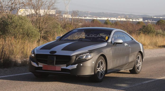 2015 Mercedes-Benz S-Class Coupe Losses Some Camo
