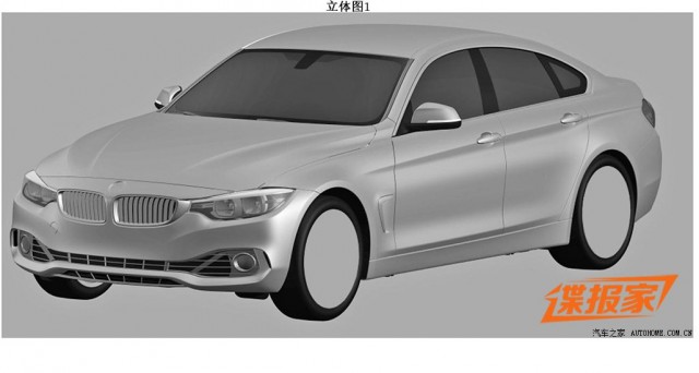 Patented Images of BMW 4-Series Gran Coupe Leak