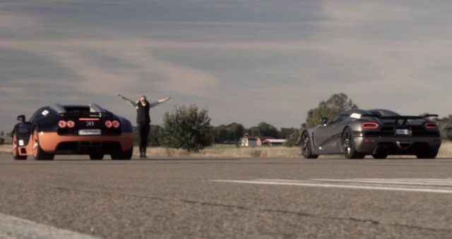 Video: Bugatti Veyron GS Vitesse Vs. Koenigsegg Agera R Drag Race