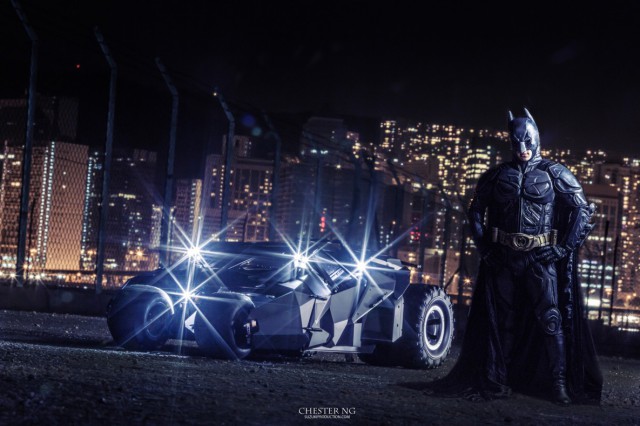 Photo of The Day: "Batman" + Batmobile in Hong Kong! 