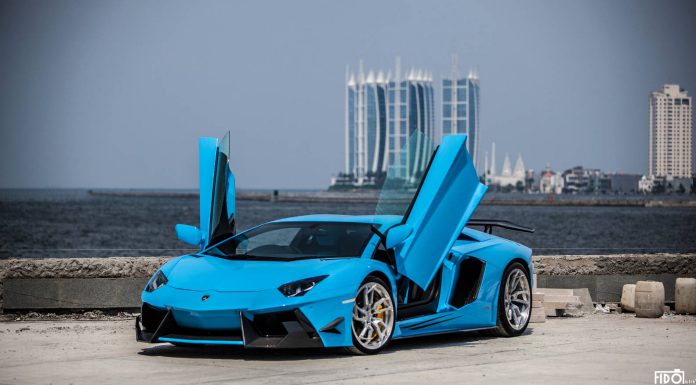 Bleu de France Lamborghini Aventador by Premiere Autowerkz