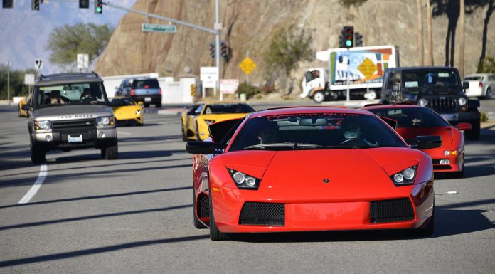 Lamborghini Beverly Hills Rally to Thermal