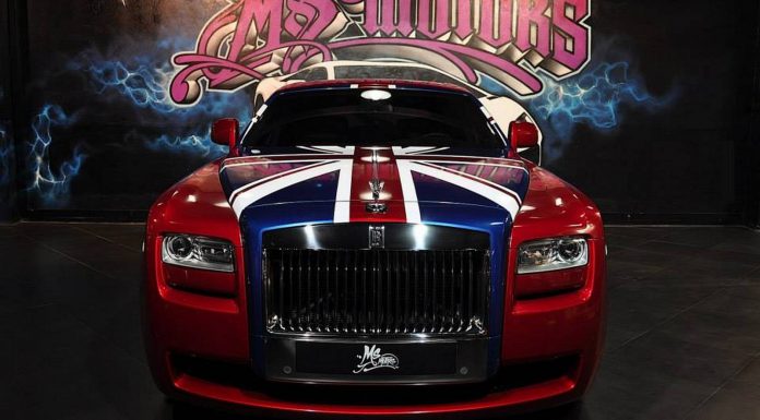 Rolls-Royce Ghost in True Blood & Union Jack Wrap 