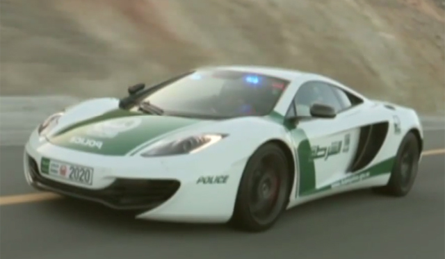 Dubai Police Show Off Their new McLaren 12C