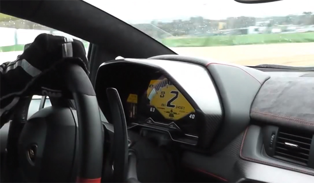 Riding On-Board the Lamborghini Veneno at Vallelunga