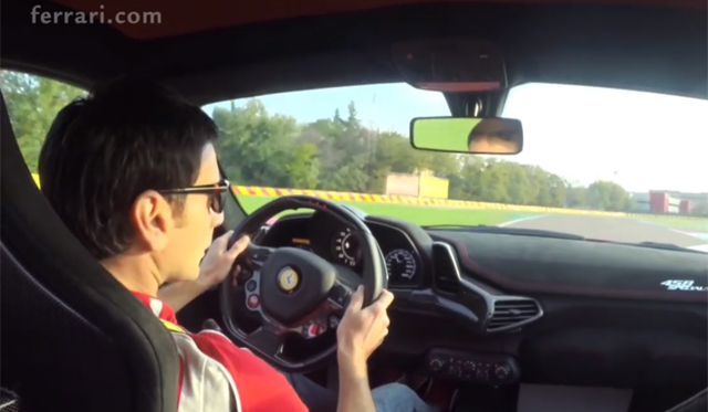 Onboard the Ferrari 458 Speciale at Fiorano