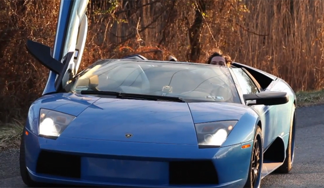 Bam Magera Crashes His Lamborghini Murcielago Roadster