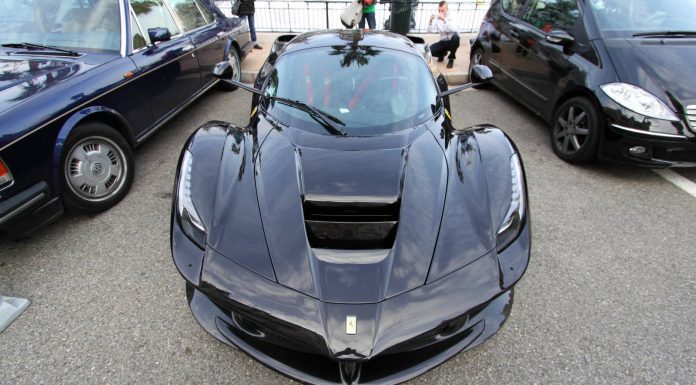 Black LaFerrari in Monaco