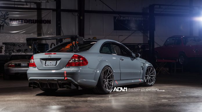 Track-Spec Mercedes CLK63 AMG Black on ADV.1