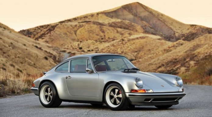 Photo of the Day: Singer 911 in Racing Silver and Ruby Red Interior