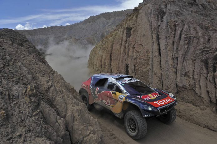 Sebastien Loeb during stage 5  from Jujuy, Argentina to Uyuni.