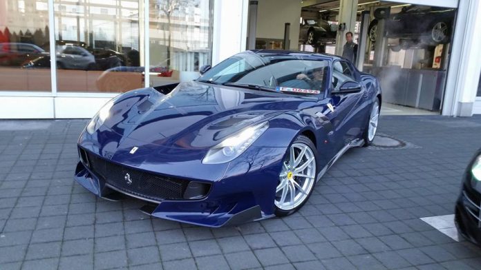 TDF Blue Ferrari F12tdf  (Photo by: Daniel Gogolok)