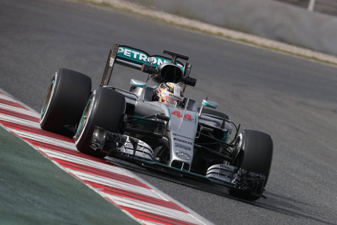 Hamilton set the highest mileage of the day after clocking 156 laps