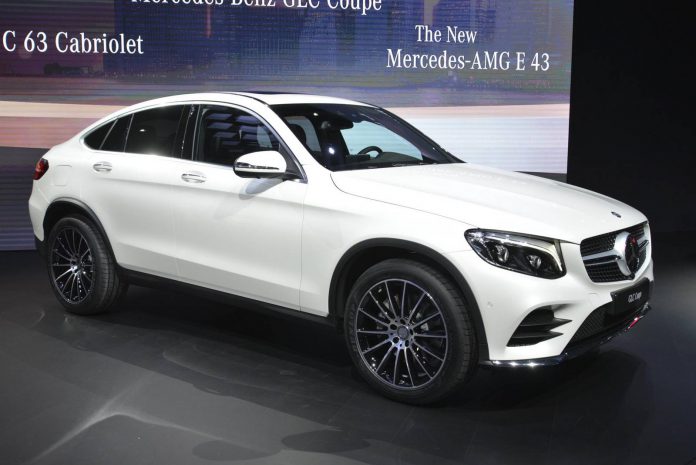2017 Mercedes-Benz GLC Coupe at New York Auto Show 2016